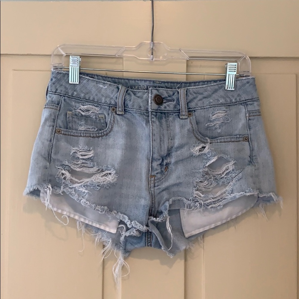 Denim shorts